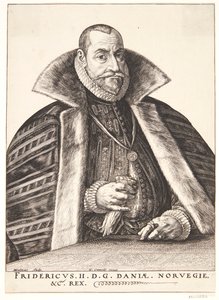 duński: Frederik II, król Danii i Norwegii autorstwa Hendrik Goltzius
