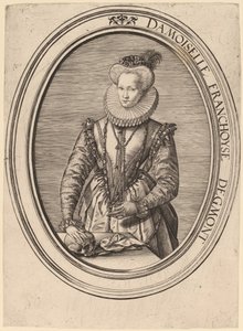 Françoise van Egmond autorstwa Hendrik Goltzius