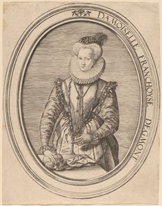 Françoise van Egmond autorstwa Hendrik Goltzius