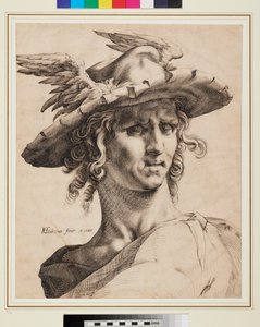 Szef Merkurego autorstwa Hendrik Goltzius