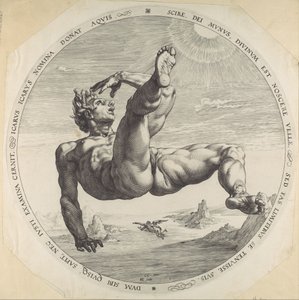 Ikar, z „Czterech hańbiących”, 1588