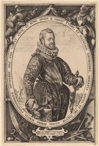 Jacques de la Faille autorstwa Hendrik Goltzius