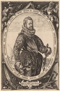 Jacques de la Faille autorstwa Hendrik Goltzius