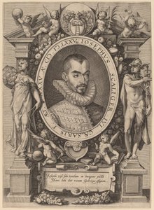 Józefa Justusa Scaligera autorstwa Hendrik Goltzius