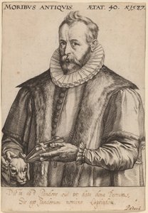 Justus Lipsius autorstwa Hendrik Goltzius