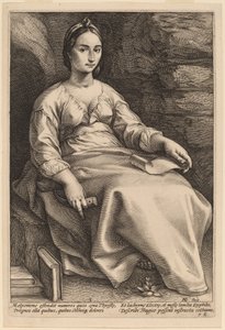 Melpomene autorstwa Hendrik Goltzius