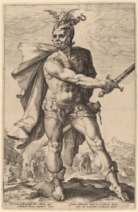 Mucius Scaevola autorstwa Hendrik Goltzius