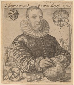 Mikołaj Petri z Deventer autorstwa Hendrik Goltzius