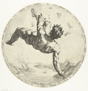 Faeton, 1588 autorstwa Hendrik Goltzius
