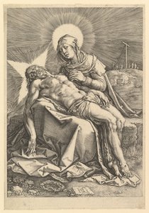 Pieta, 1596. autorstwa Hendrik Goltzius