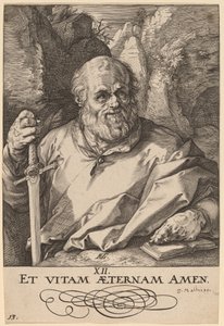 Święty Maciej autorstwa Hendrik Goltzius