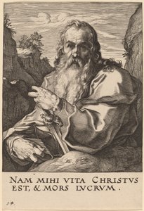 Święty Paul autorstwa Hendrik Goltzius