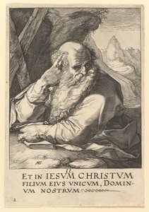 św. Andrzeja, od Chrystusa, apostołów i św. Pawła z Credo, ca. 1589. autorstwa Hendrik Goltzius