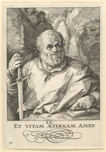 św. Macieja, od Chrystusa, apostołów i św. Pawła z Credo, ca. 1589.