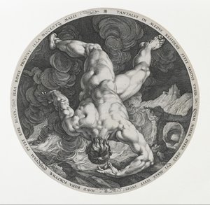 Tantalus autorstwa Hendrik Goltzius