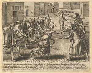 Nadużycia prawa, tab. 7.n.d. autorstwa Hendrik Goltzius