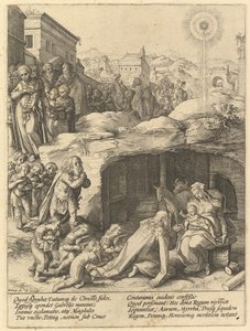 Adoracja Trzech Króli, ca. 1585. autorstwa Hendrik Goltzius