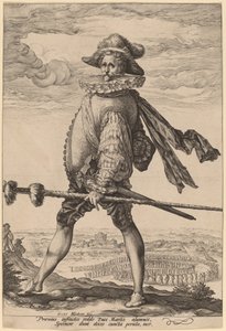 Kapitan piechoty autorstwa Hendrik Goltzius
