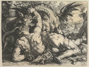 Smok pożerający Towarzyszy Kadmusa, 1588.