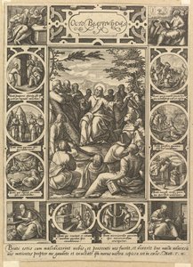 Osiem Błogosławieństw, ca. 1578. autorstwa Hendrik Goltzius