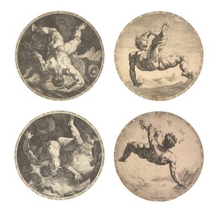 Czterech Niegodziwców autorstwa Hendrik Goltzius