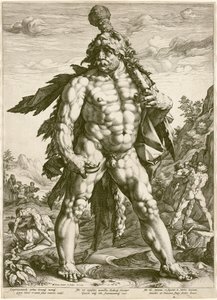 Wielki Herkules autorstwa Hendrik Goltzius