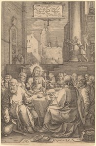 Ostatnia Wieczerza autorstwa Hendrik Goltzius