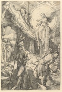 Zmartwychwstanie z Męki Chrystusa, 1596. autorstwa Hendrik Goltzius