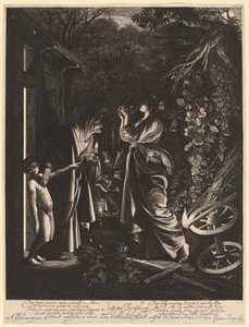 Naśmiewanie się z Ceres autorstwa Hendrik Goudt after Adam Elsheimer