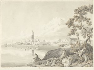 Widok na Rhenen Reenen (tytuł na obiekcie)