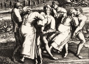 Tańcząca Plaga, Strasburg, Alzacja. 1518