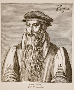 John Knox, z „Effigies” Jacobusa Verheidena, 1602 (zdjęcie w sepii)