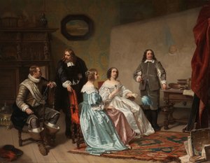 Księżniczka Orange Wizyta w warsztacie Bartholomeusa van der Helst