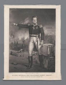ONE. Porucznik Generał piechoty, baron Chassé. W Cytadeli w Antwerpii, grudzień 1832 (tytuł na obiekcie) autorstwa Hendrik Jan Heerenbrood