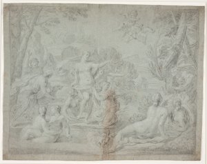 Diana i Akteon. (Owidiusz, Net., III, 175 nn.)