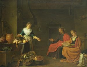 Chrystus w Domu Marty i Marii, 1645