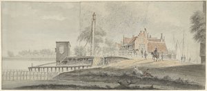 Zamek w Spaarndam autorstwa Hendrik Spilman