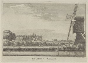 Widok domu Warmond Het Huys te Warmond (tytuł na obiekcie)