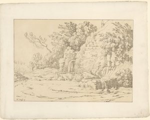 Skały z umywalkami Tentamina Lithographica (tytuł serii) Włoskie pejzaże (tytuł serii)