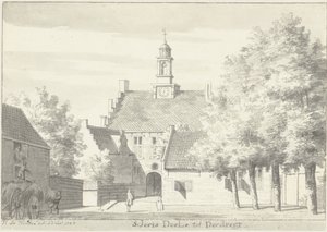 Św. Jorisdoelen w Dordrecht autorstwa Hendrik de Winter