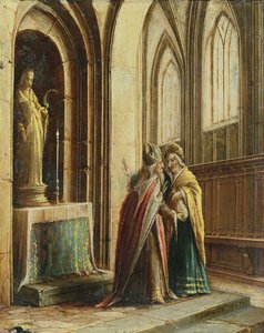 Dwie postacie w kościele autorstwa Hendrik the Younger Steenwyck