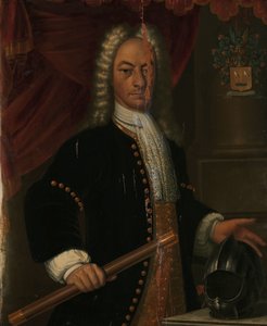 Diederik van Darven (1729-1730) Portret Diederika van Durvena, Generalnego Gubernatora Holenderskich Indii Wschodnich autorstwa Hendrik van den Bosch