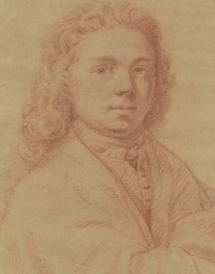Autoportret rysownika Hendrika van der Vugt autorstwa Hendrik van der Vugt