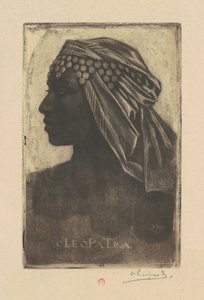 Kleopatra autorstwa Henri-Charles Guérard