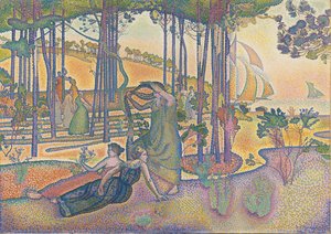 Wieczorne powietrze autorstwa Henri-Edmond Cross