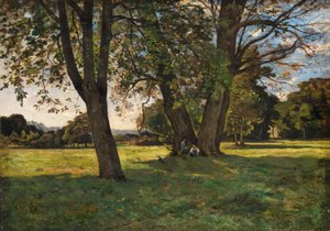 Wiejski pejzaż autorstwa Henri-Joseph Harpignies