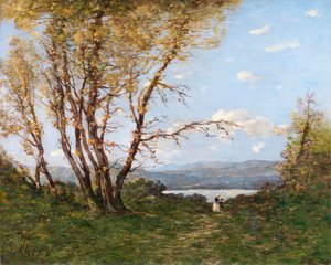 Pejzaż autorstwa Henri-Joseph Harpignies