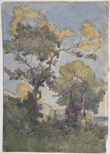 Pejzaż autorstwa Henri-Joseph Harpignies