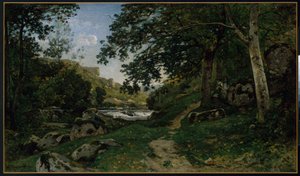 Skalista droga w Morvanie autorstwa Henri-Joseph Harpignies