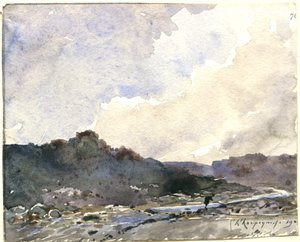 Górski potok autorstwa Henri-Joseph Harpignies